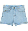The New Shorts - TnOda - Lyseblå denim m. Rhinsten