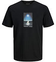 Jack & Jones - T-shirt - JcoCalma Photo - Sort