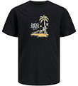 Jack & Jones T-shirt - JorSkull - Sort
