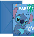 Decorata Party Invitationer - 6-pak - Stitch & Angel