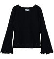 Name It Bluse - NkfTepine - Sort m. Blonder