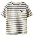 Name It T-shirt - NmmVoby - Whitecap Gray/Navy Blazer