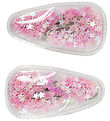 Name it Hårspænder - 2 Pak - NmfConfetti - Ballerina/PINK STARS