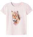 Name It T-shirt - NmfHani - Ballerina m. hest