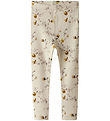 Name It Leggings -NmfHerosa - Peyote Melange m. Blomster