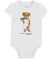 Polo Ralph Lauren Body k/æ - Hvid m. Bamse