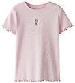 Name It T-shirt - Rib - NmfVivemma - Ballerina/Strawberry