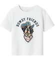 Name It T-shirt - NmmHasse - Bright White m. Print