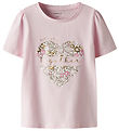 Name It T-shirt - NmfHnanna - Ballerina m. Print