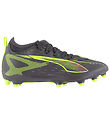 Puma Fodboldstøvler - Ultra 5 Match FG/AG Jr - Silver Yellow/Age