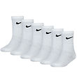 Nike Strømper - 6 pak - White