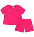 Nike Shortssæt - T-shirt/shorts - Hyper Pink