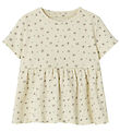 Name It T-shirt - NmfJannis - Bleached Sand m. Blomster