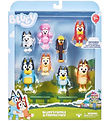 Bluey Figurer - 8-pak - Blueys Familie & Venner
