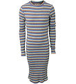 Hound Kjole - Stripe Dress - Sky blue