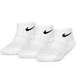 Nike Ankelstrømper - 3-pak - Hvid