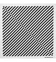 Mads Nørgaard Tørklæde - 55x55 cm - Sort/Hvid Stribet