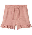 Lil' Atelier Shorts - NmfJamla - Misty Rose m. hulmønster