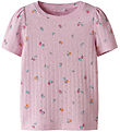 Name It T-shirt - NmfHamanda - Sweet Dreams m. Hulmønster