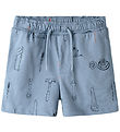 Name It Shorts - NmmHuxi - Faded Denim m. Print