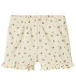 Name It Shorts - NbfJannis - Bleached Sand m. Blomster