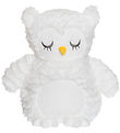 Teddykompaniet Varmepude - Ugle - Hvid - 23 cm