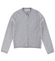 Hound Cardigan - Strik - One Button - Light Grey Melangé