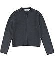 Hound Cardigan - Strik - One Button - Dark Grey Melangé