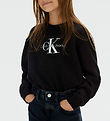 Calvin Klein Bluse - Monologo - Sort