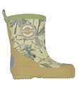 Mikk-Line Gummistøvler - Printed - Gray Green