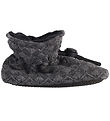 Melton Futter - Quiltet - Dark Grey Melange