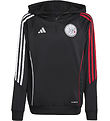 adidas Performance Hættetrøje - AJAX TR HODY - BLACK/WHITE/BOLRE