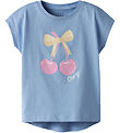 Name It T-shirt - NmfVigea - Serenity/Cherry