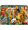 Educa Puslespil - 500 Brikker - Wild Animal Collage