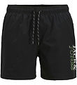 Jack & Jones Badeshorts - JpstMaui - Black