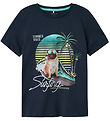 Name It T-shirt - NkmJass - Navy Blazer m. print
