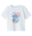 Name It T-shirt - NmfJassa - Lucent White