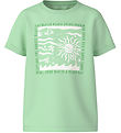 Name It T-shirt - NkmVux - Honeydew/Square Beach