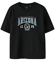 Name It T-shirt - NkmValix - Black/Arizona