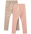 Wheat Leggings - 2-pak - Jules - Lilac Flower Meadow