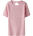 Name It T-shirt - Rib - NkfJalgos - Cameo Pink