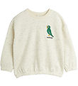 Mini Rodini Sweatshirt - Crememeleret m. Fugl