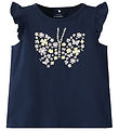 Name It T-shirt - NmfVayana - Navy Blazer/Butterfly