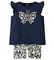 Name It Shortssæt - NmfVayana - Shorts/T-shirt - Navy Blazer