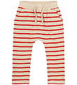 The New Siblings Bukser - TnstNat - Poppy Red Striped