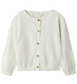 Lil Atelier Cardigan - Strik - NmfGliva - Coconut Milk