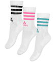 adidas Performance Strømper - 3-pak - C SPW CRW - White/Purtea/L