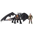 Dragons Legetøj - Movie Viking And Dragon - Toothless And Hiccup