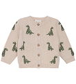 Minymo Cardigan Knit - Light Beige Melange