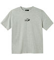LMTD Bluse - NlmShostar - Light Gray Melange/Car